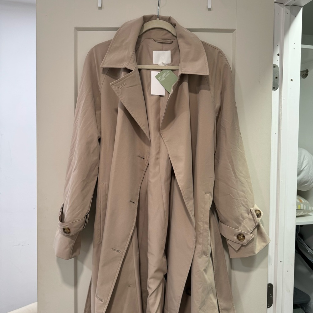 H&M Beige Trenchcoat brand new with tags